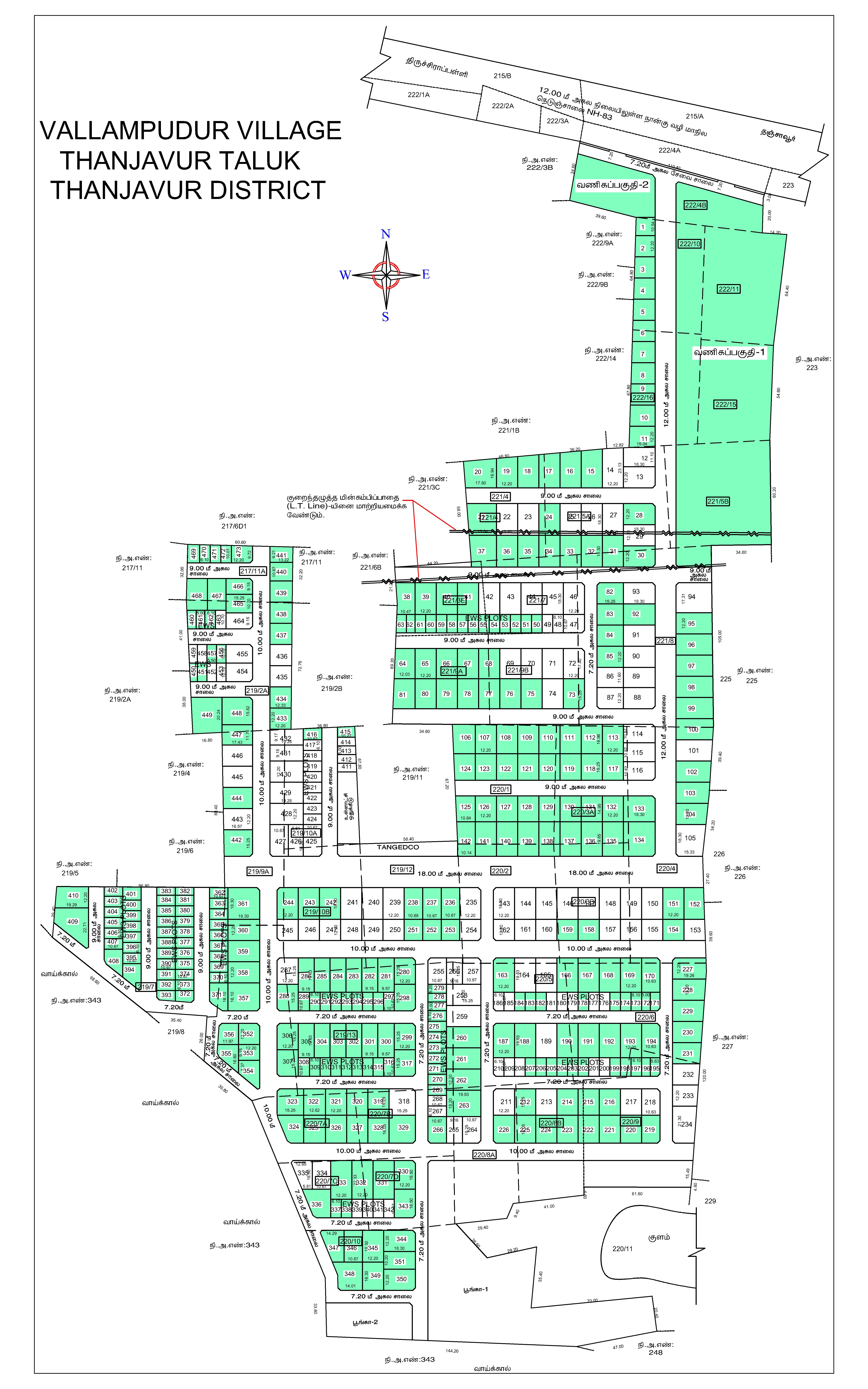 Real Estate Plot Map